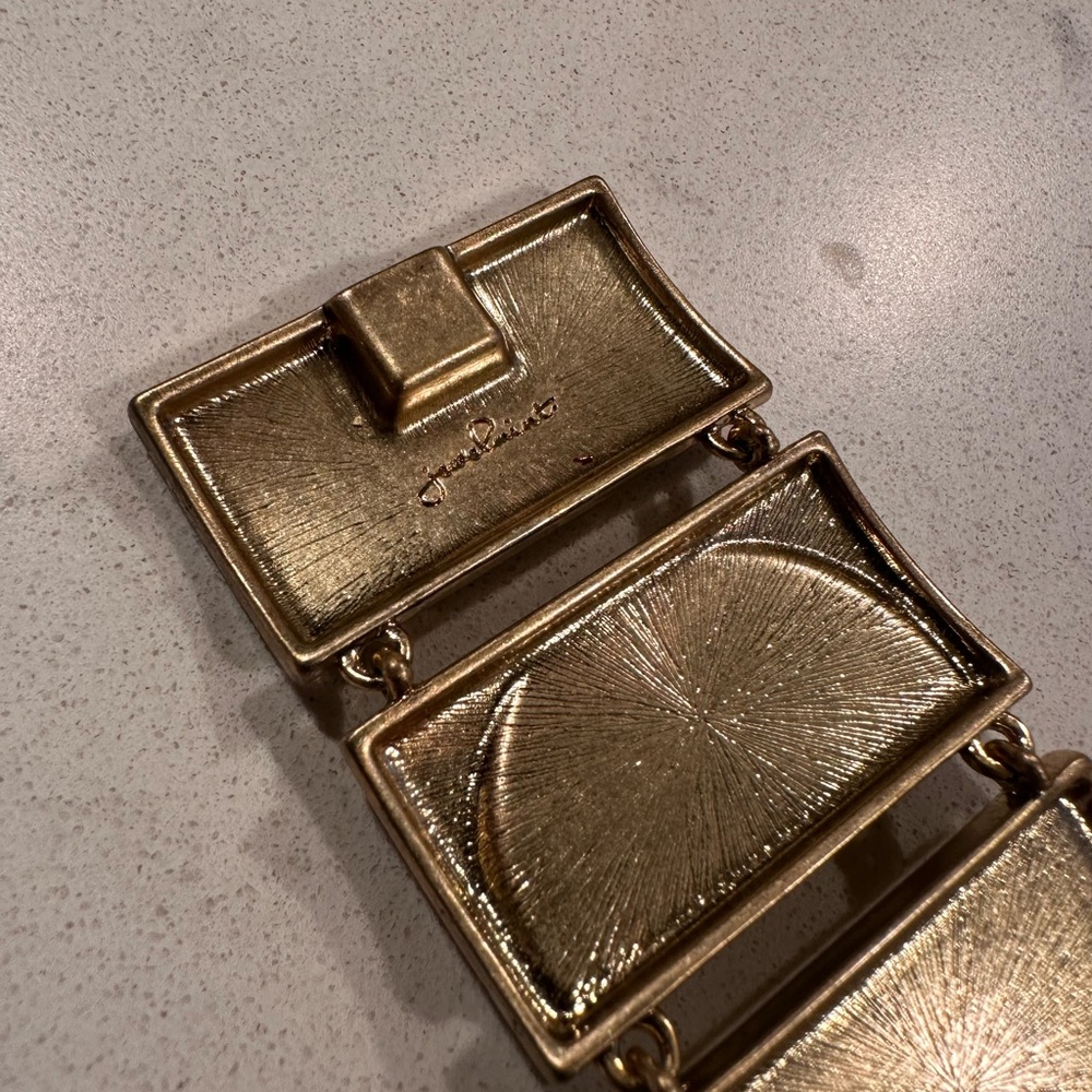 Jewelmint Gold and Black Enamel Bracelet - Picture 5 of 5